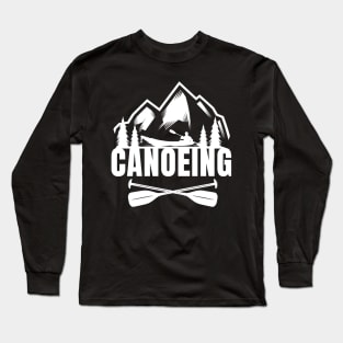 Canoe Canoeist Boat Long Sleeve T-Shirt